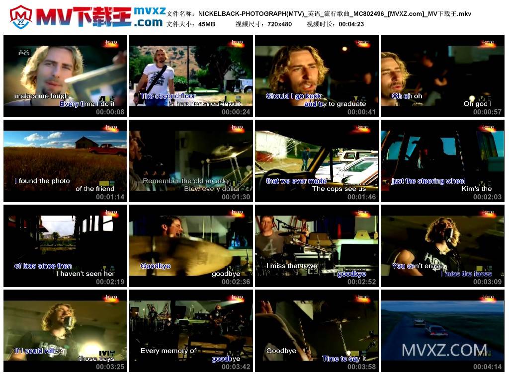 NICKELBACK-PHOTOGRAPH(MTV)_英语_流行歌曲_MC802496
